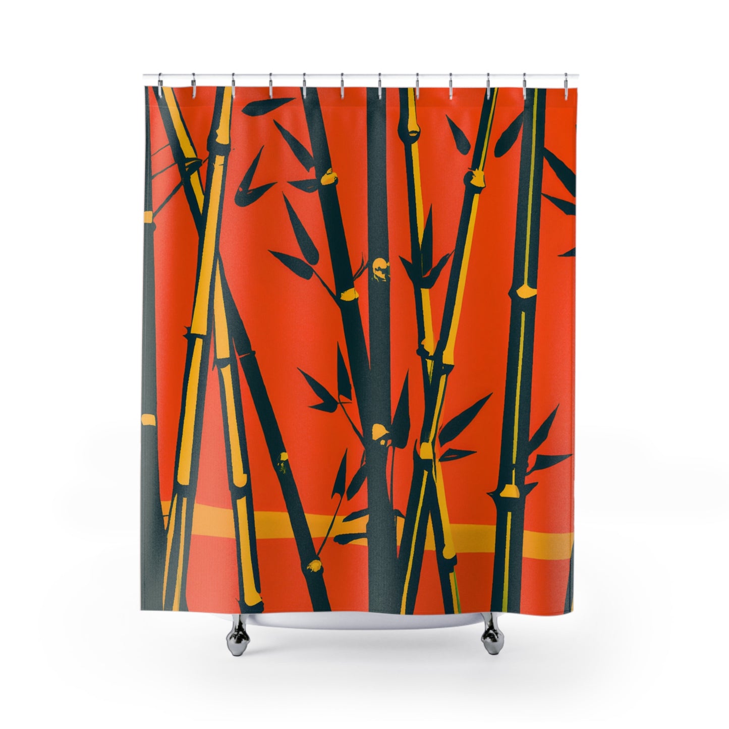 Bamboo Rose -Shower Curtain