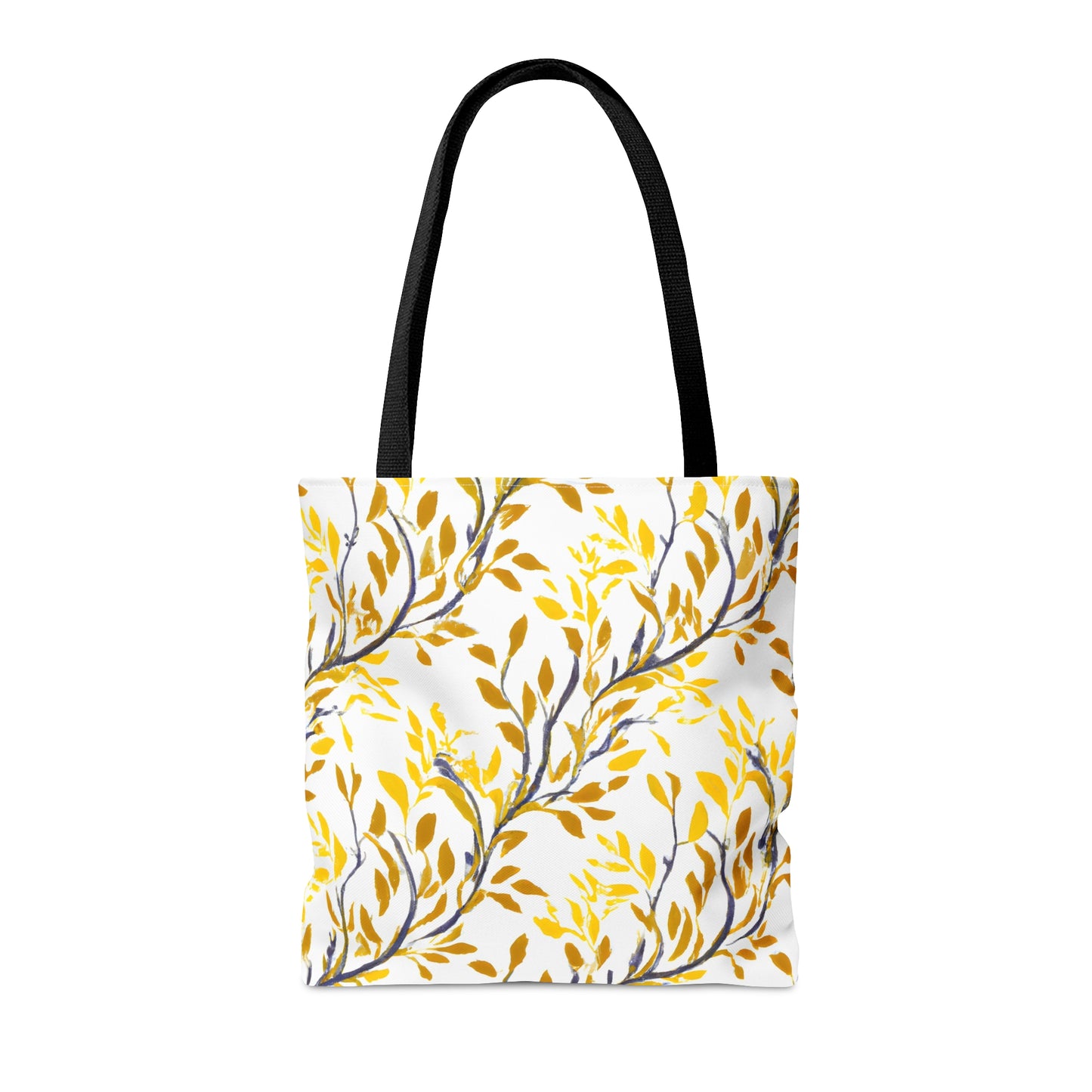 Golden Leaf Pattern -Tote Bag