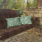 Rainbow Blossom -Outdoor Pillow