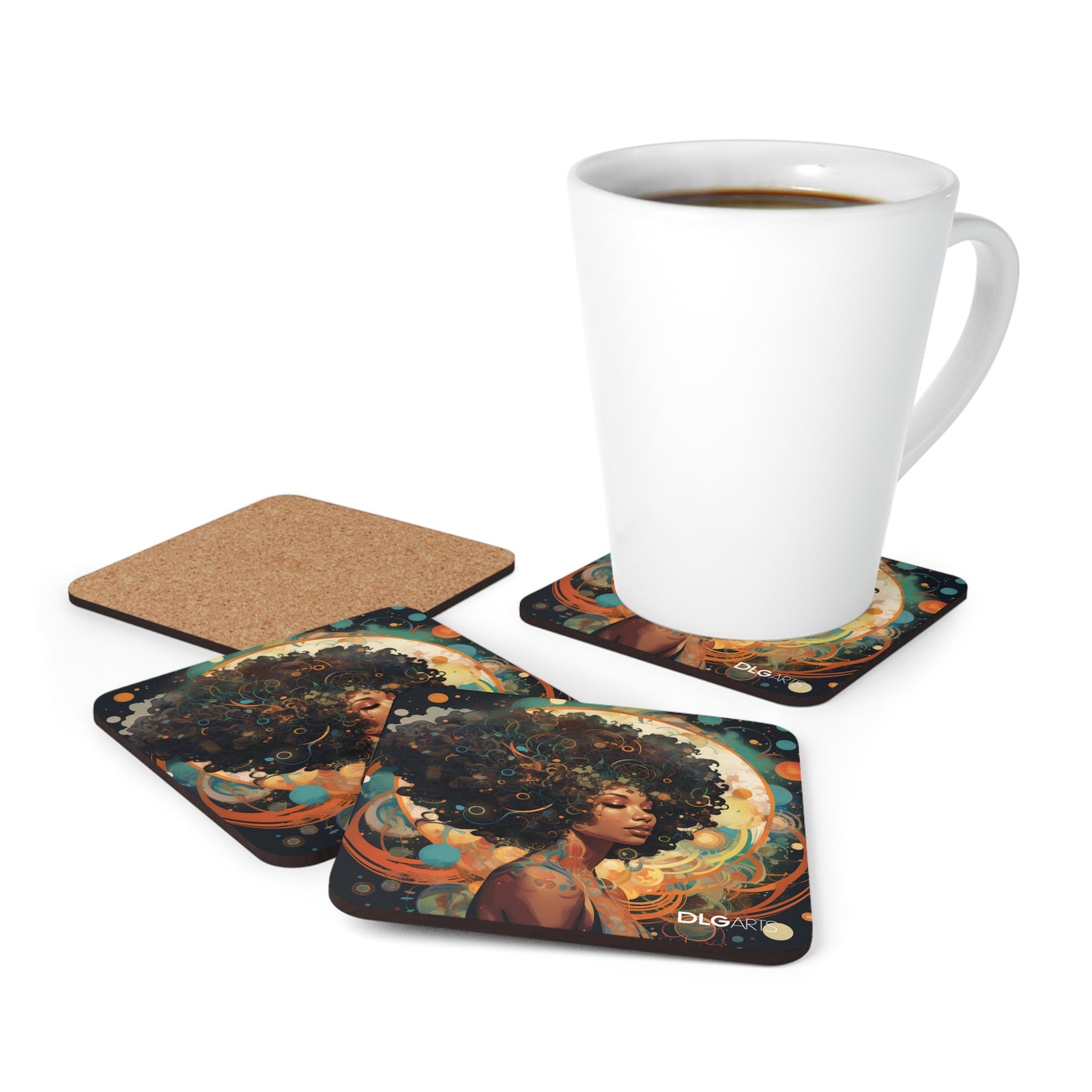 Universal Goddess Series V18 -Designer Coaster Set