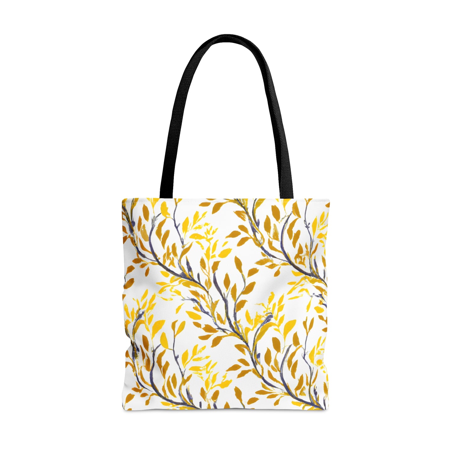 Golden Leaf Pattern -Tote Bag