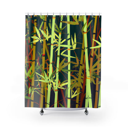 Bamboo Blossom -Shower Curtain