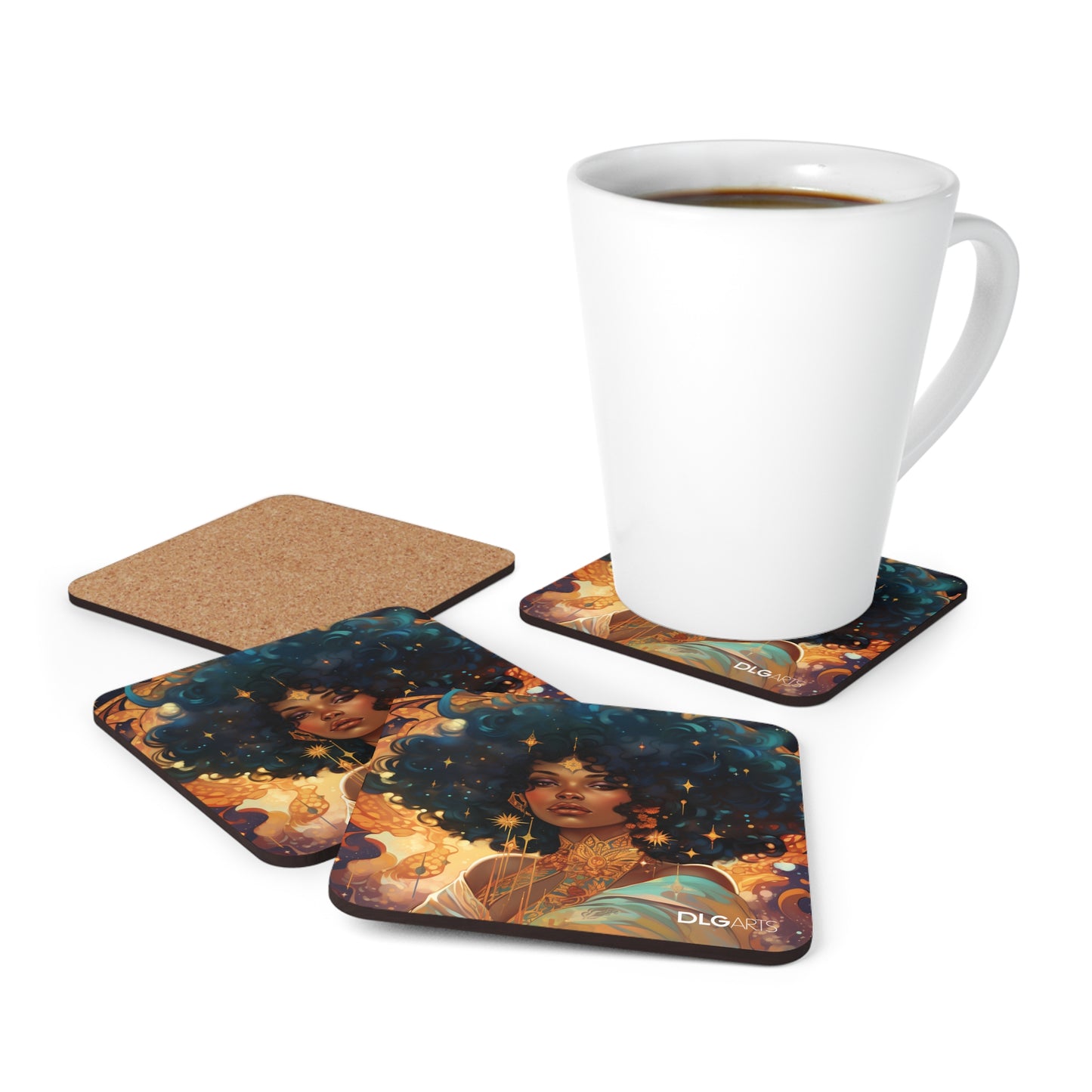 Universal Goddess Series V15 -Designer Coaster Set